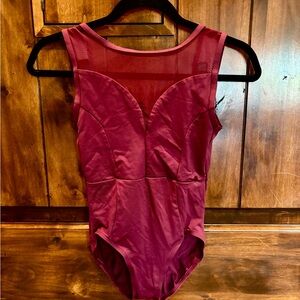 🩰 Ainsliewear Burgundy Ballet Leotard